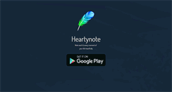 Desktop Screenshot of heartynote.com